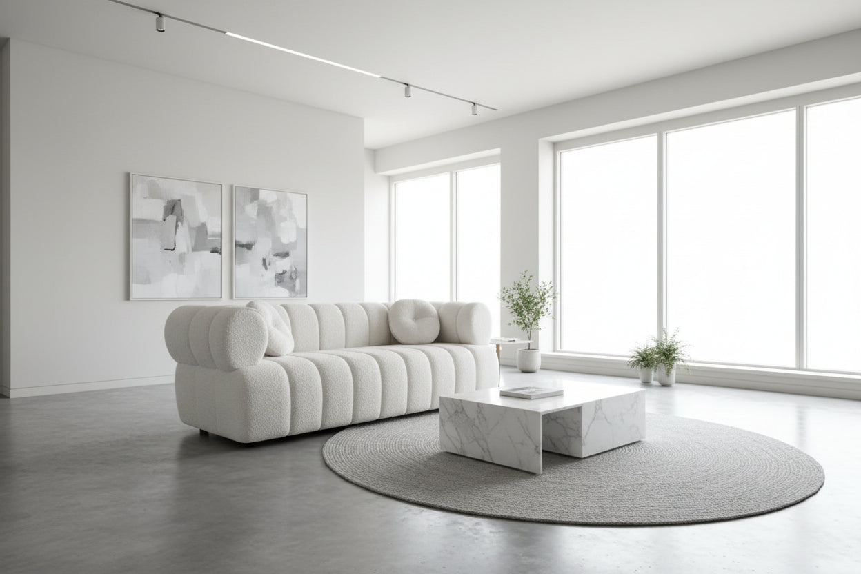 Modern Two Seats Sofa For a Living Room.