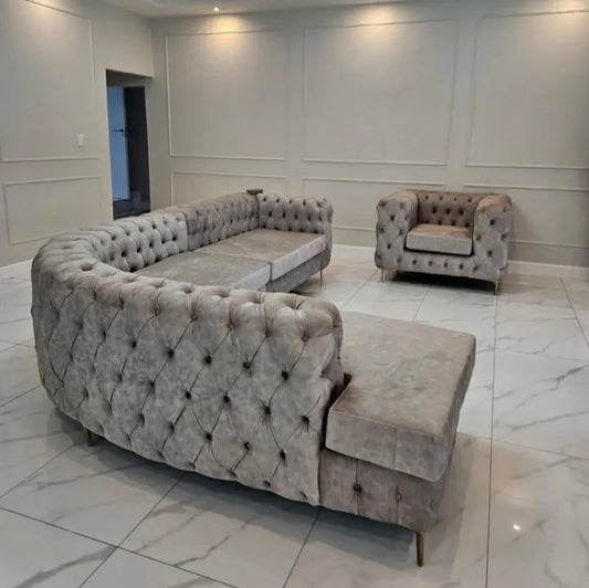 Modern Living Room Fabric Sweet Sofa Set Home Office Hotel Chesterfield Sofas.