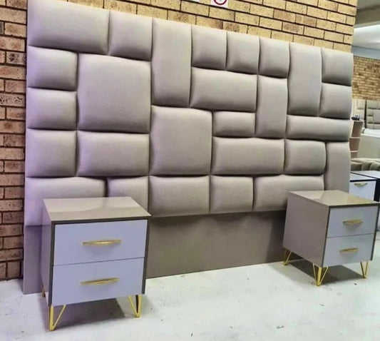 Modern Headboard Queen beds in different colours.