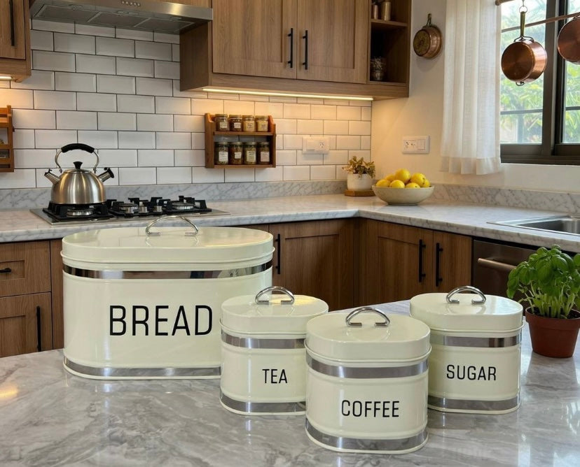 4pcs Bread Bin Set