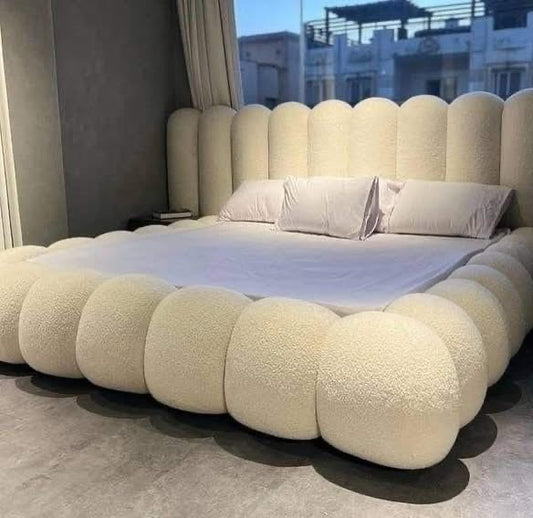 Luxury Modern Queen and king bed headboard and base.